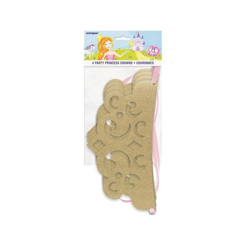 Magical Princess Party Crown 4 Pack
