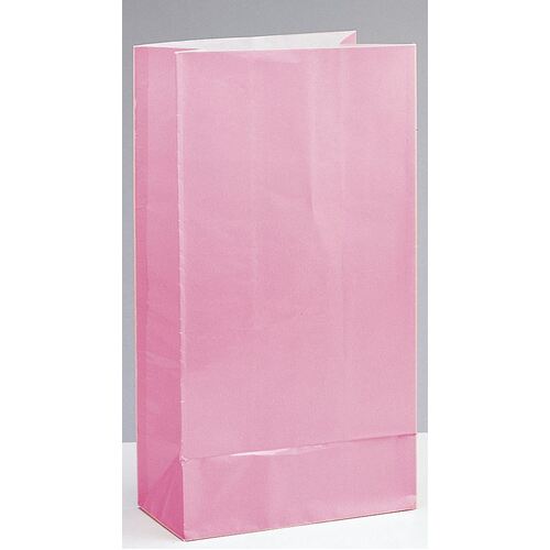 Paper Bags Lovely Pink 12 Pack