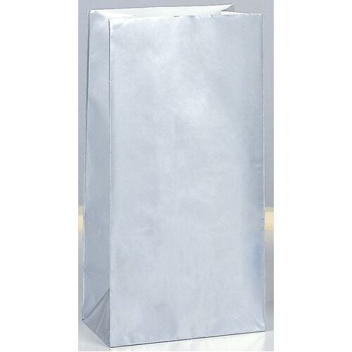 Paper Bags Silver 10 Pack