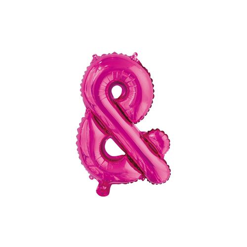 Hot Pink & Letter Foil Balloon 35cm