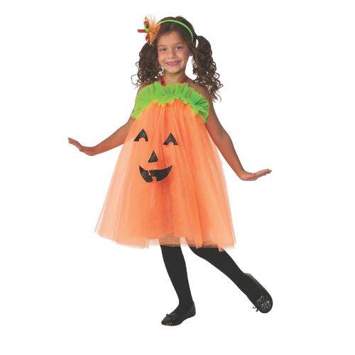 Pumpkin Tutu Dress Child Costume