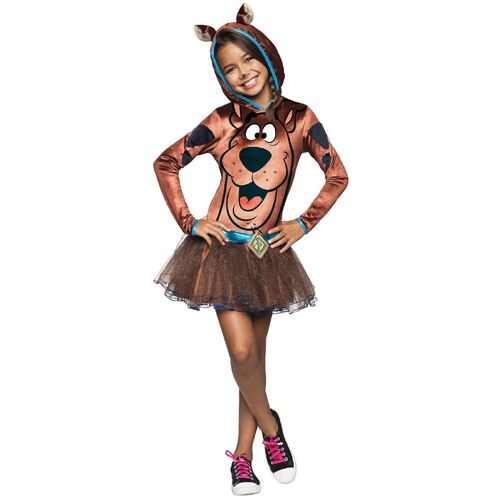Scooby Girls Hooded Costume  