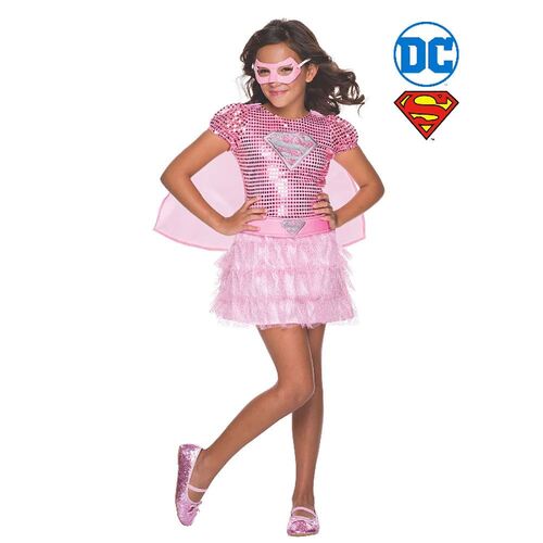 Supergirl Pink Sequin Costume