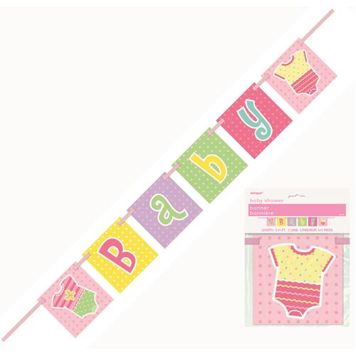 Baby Girl Block Banner