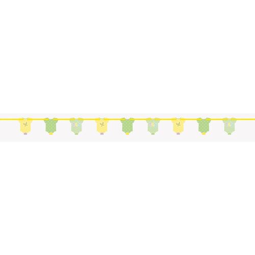 Polka Dot Baby Shower Cutout Banner 1.96m