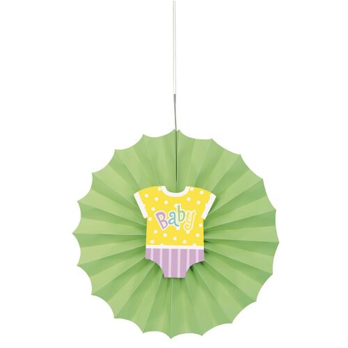 Polka Dots Baby Showerdecor Fan