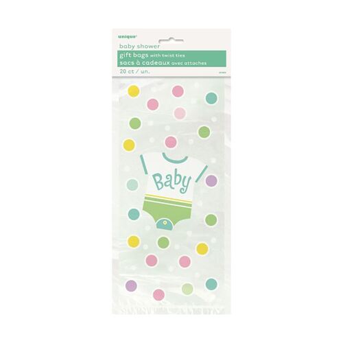 Baby Onesie Cello Bags 20 Pack
