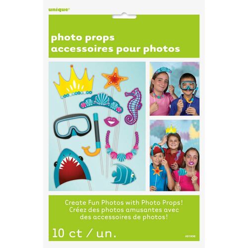 Selfie Under the Sea Photo Props 10 Pack