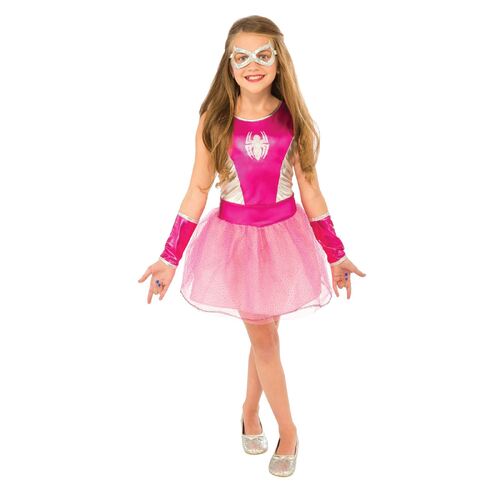 Pink Spider-Girl Tutu Dress Child Costume