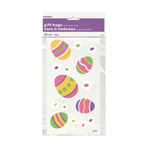 Easter Printed Cello Bags 20 Pack