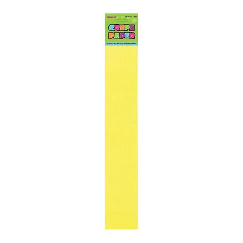 Crepe Paper Soft Yellow