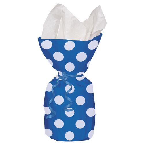 Dots 20 Cello Bags -Royal Blue