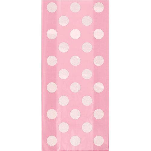 Dots 20 Cello Bags-Lovely Pink