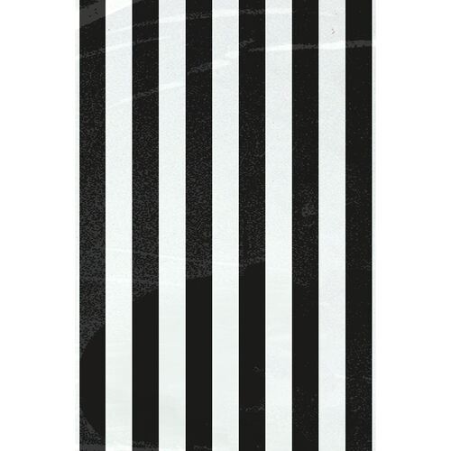 stripes 20 Cello Bags - Black