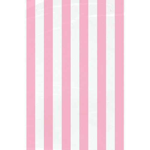 Stripes Lovely Pink 20 Cello Bags 28cm H x 13cm W