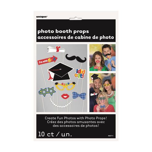 Graduation Photo Props 10 Pack