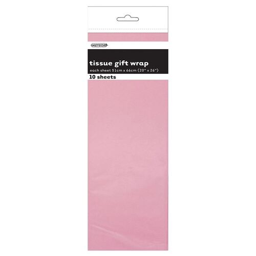 10 Tissue Sheets - Lovely Pink