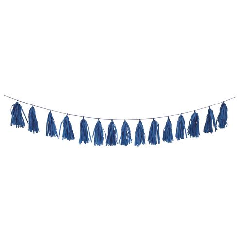 Royal Blue Tassel Garland 9ft