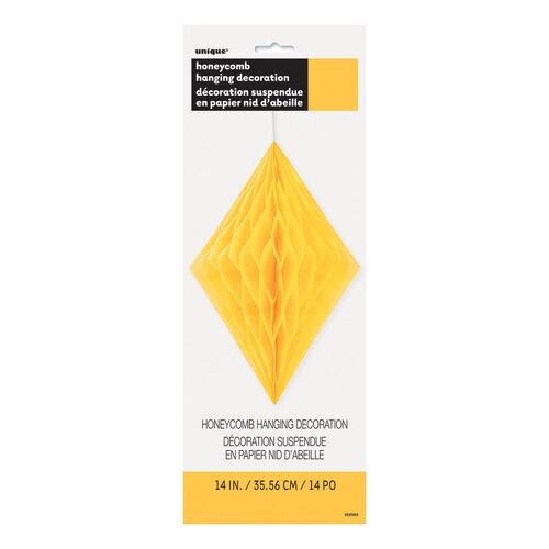 Honeycomb Diamond Deco Yellow