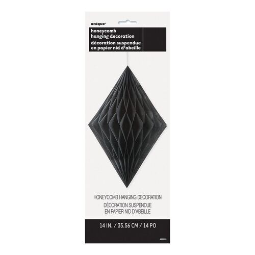 Honeycomb Diamond Deco Black