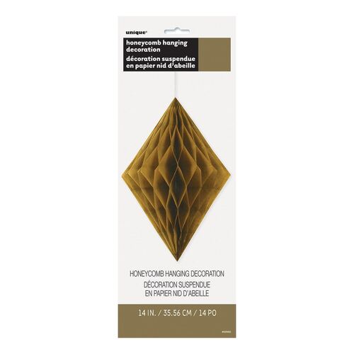 Honeycomb Diamond Deco Gold