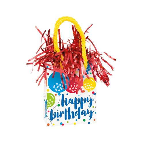 Birthday Balloon Cheer Giftbag Balloon Weight