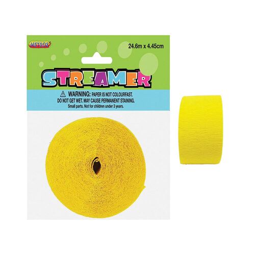 Crepe streamer Soft Yellow