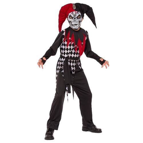 Evil Jester Costume Child