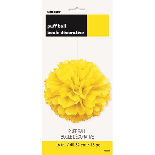 Puff Decor 40cm-Neon Yellow