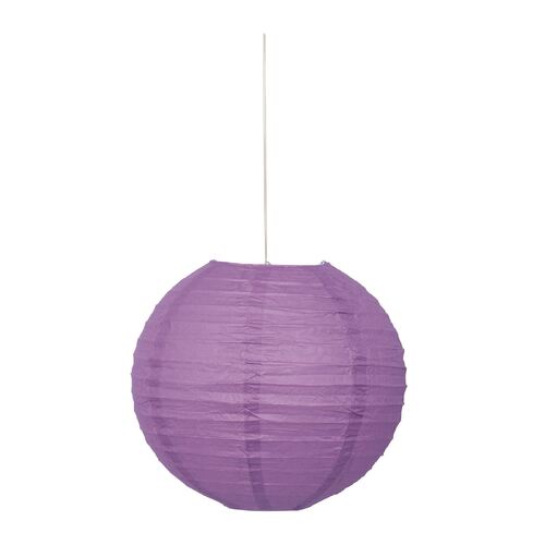 Round Lantern 25cm - Pretty Purple