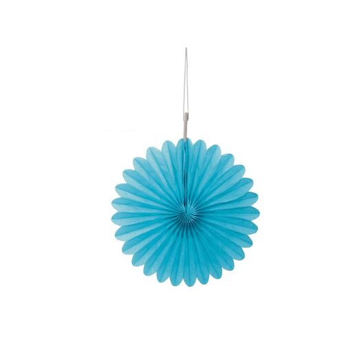 Decorative Fans Powder Blue 15cm 3 Pack