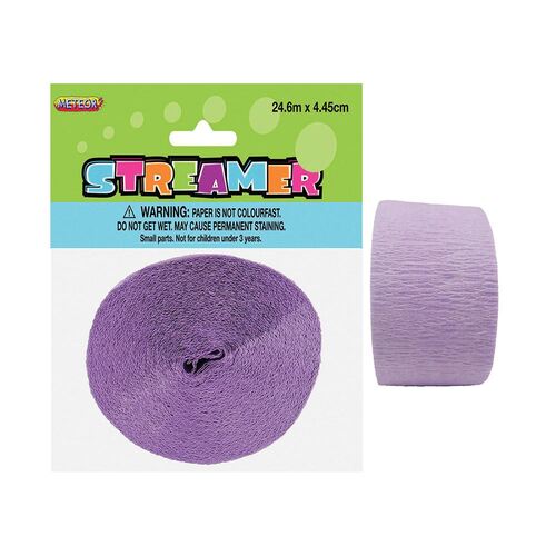 Crepe streamer Lavender