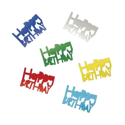 Happy Birthday Foil Confetti 14.1g