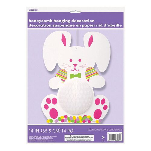 Bunny Honeycomb Decoration