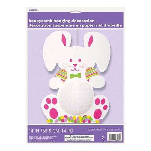 Bunny Honeycomb Decoration