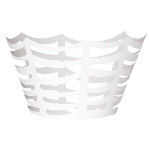 12 Cupcake Wrappers - Spider Web