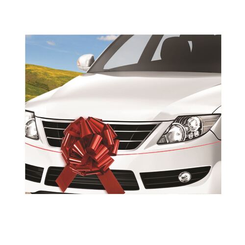 Giant Red Car Bow 45cm