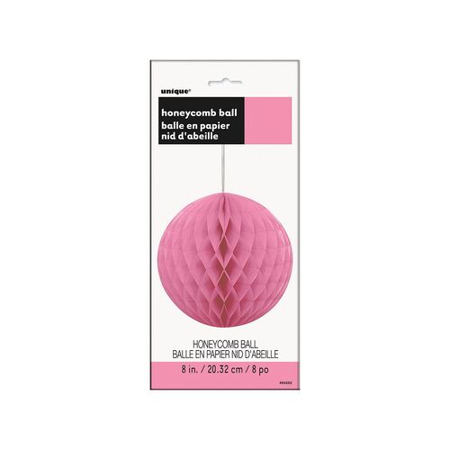 Honeycomb Ball Hot Pink