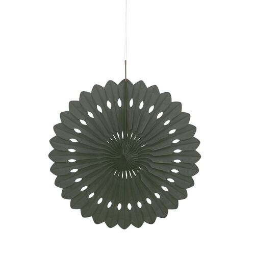 Decorative Fan 40cm - Black