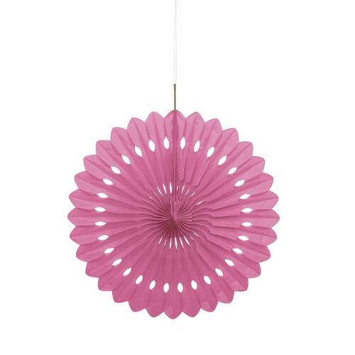 Decorative Fan 40cm - Hot Pink