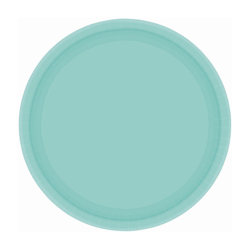 Paper Plates Round Robin's Egg Blue 23cm 20 Pack