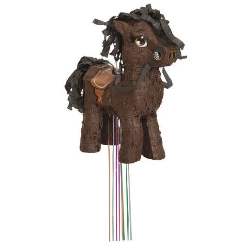 Pinata Pull Brown Horse