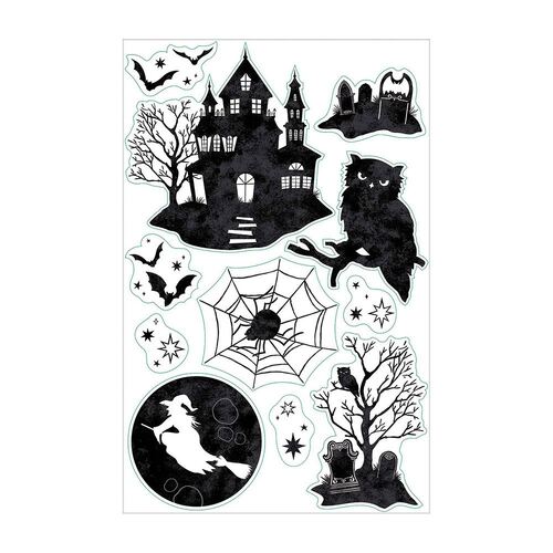Halloween Classic Black & White Mythologies Wall Grabbers Vinyl