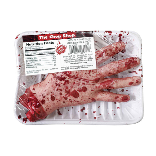 Meat Market Hand Decoration Plastic