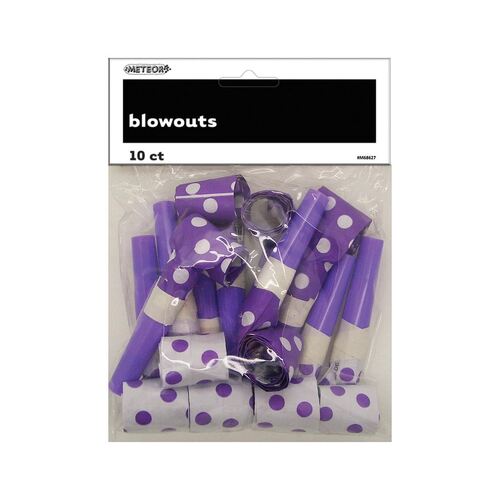 Dots Blowouts-Pretty Purple 10 Pack