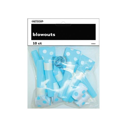 Dots Blowouts-Powder Blue 10 Pack