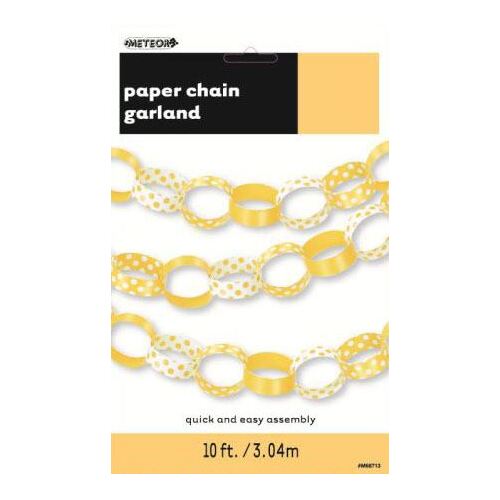 Dots Paper Chain - Yellow