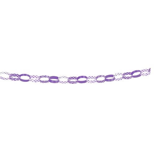 Dots Paper Chain - Pretty Purple