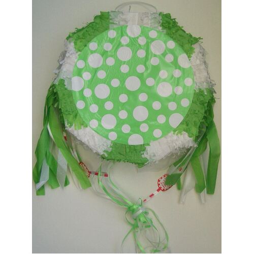 Dots Mini Popout Pinata Lime Green