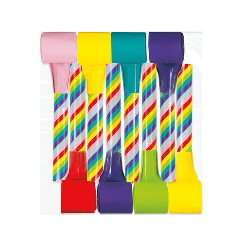Candy Cane Striped Blowouts 8 Pack